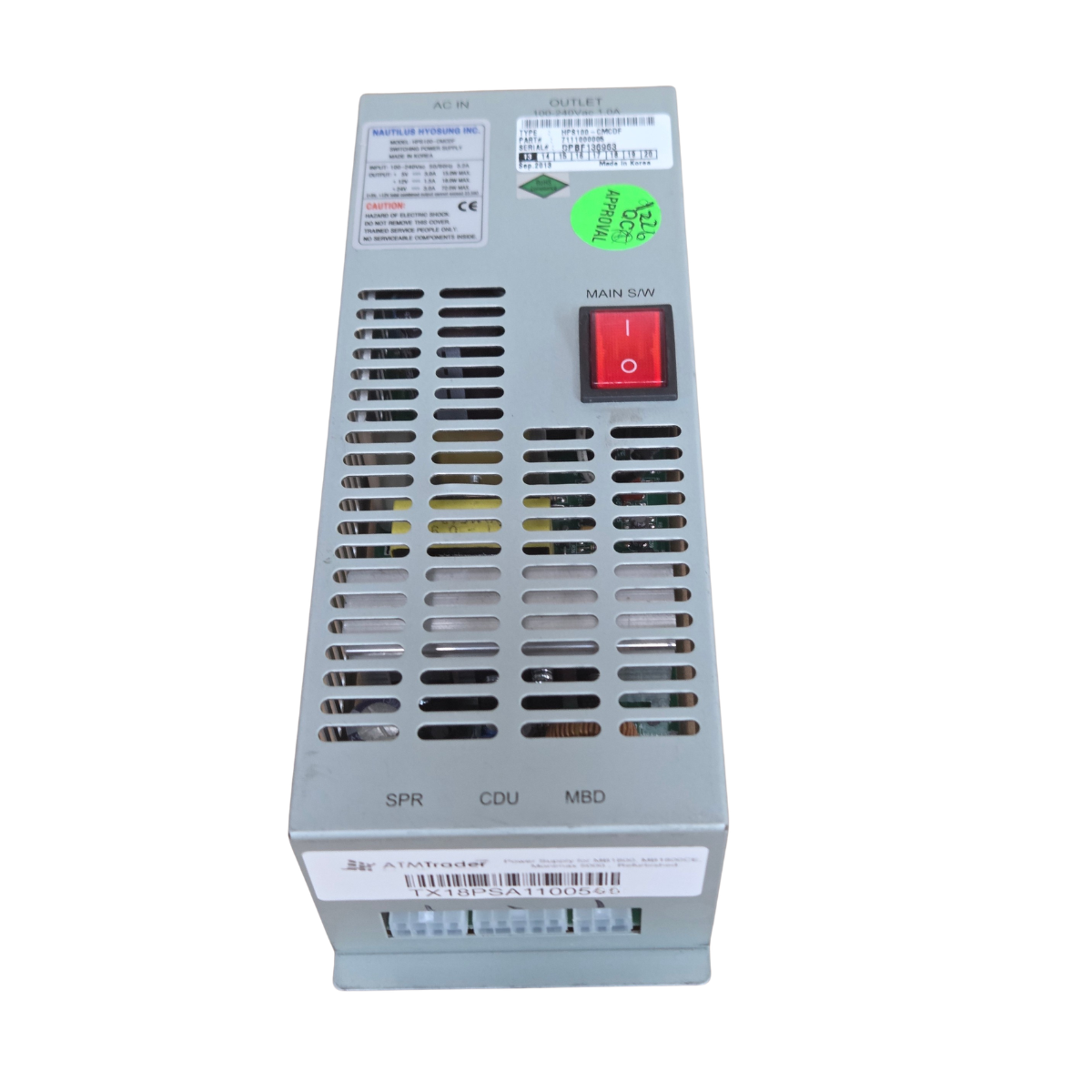 Nautilus Hyosung Power Supply