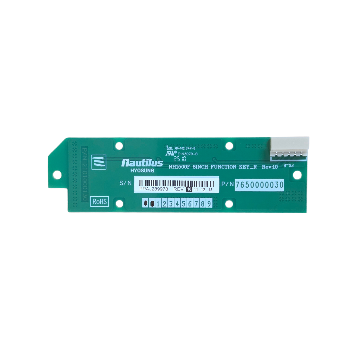 Nautilus Hyosung Function Key Control Board - Right (Newer Style)