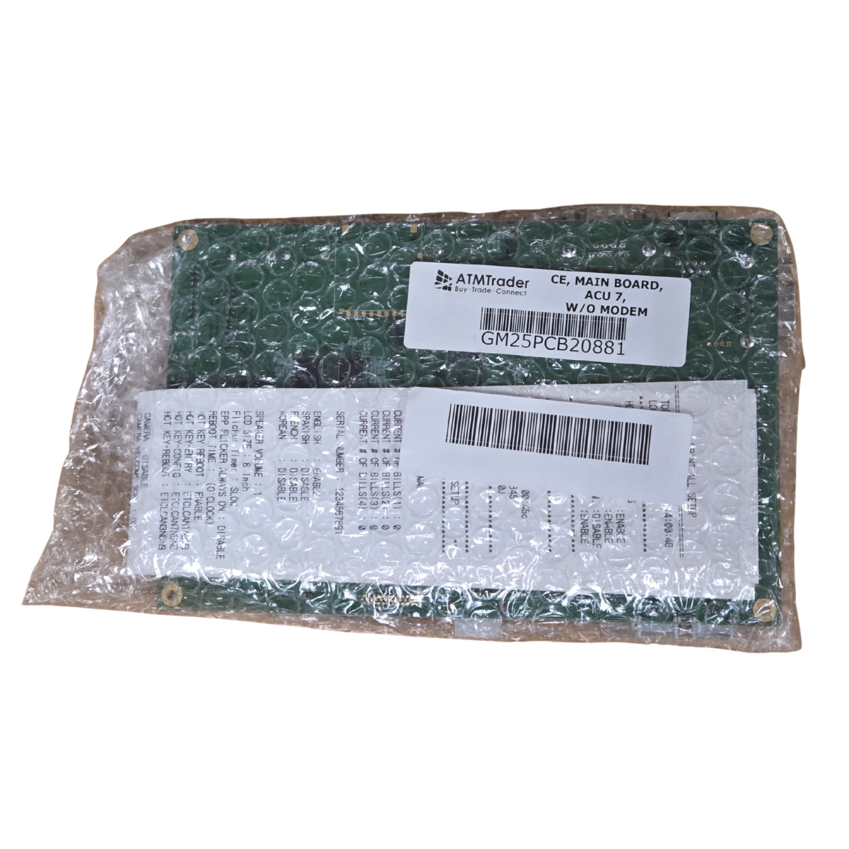 Genmega ACU7 CE Mainboard