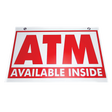 ATM Coroplast Sign - ATM Available Inside 