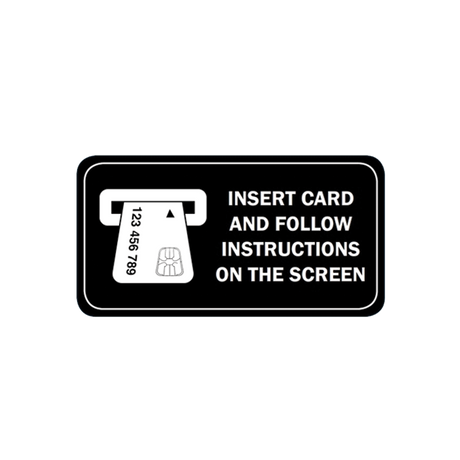 ATM Decal - EMV Instructions 2.625" x 1.325"