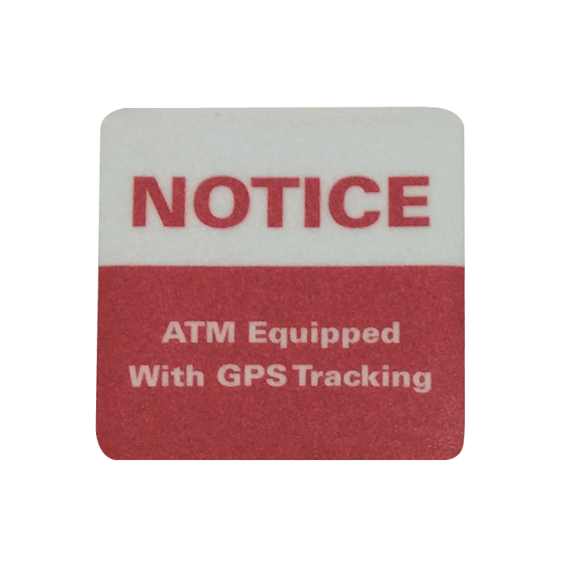 ATM Decal - GPS Tracking