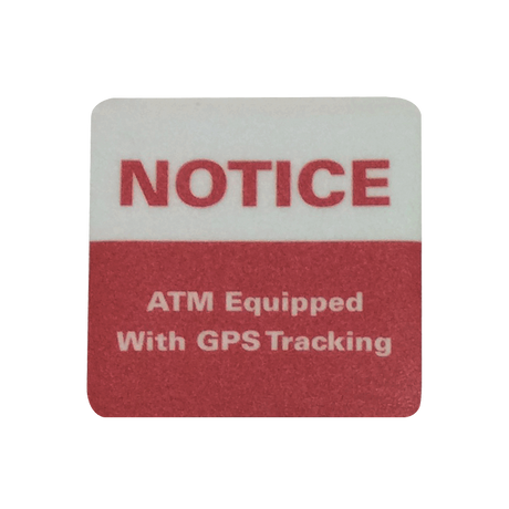 ATM Decal - GPS Tracking