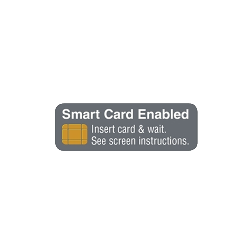 ATM Decal - Smart Card Enabled EMV 2"x0.75"