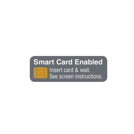 ATM Decal - Smart Card Enabled EMV 2"x0.75"