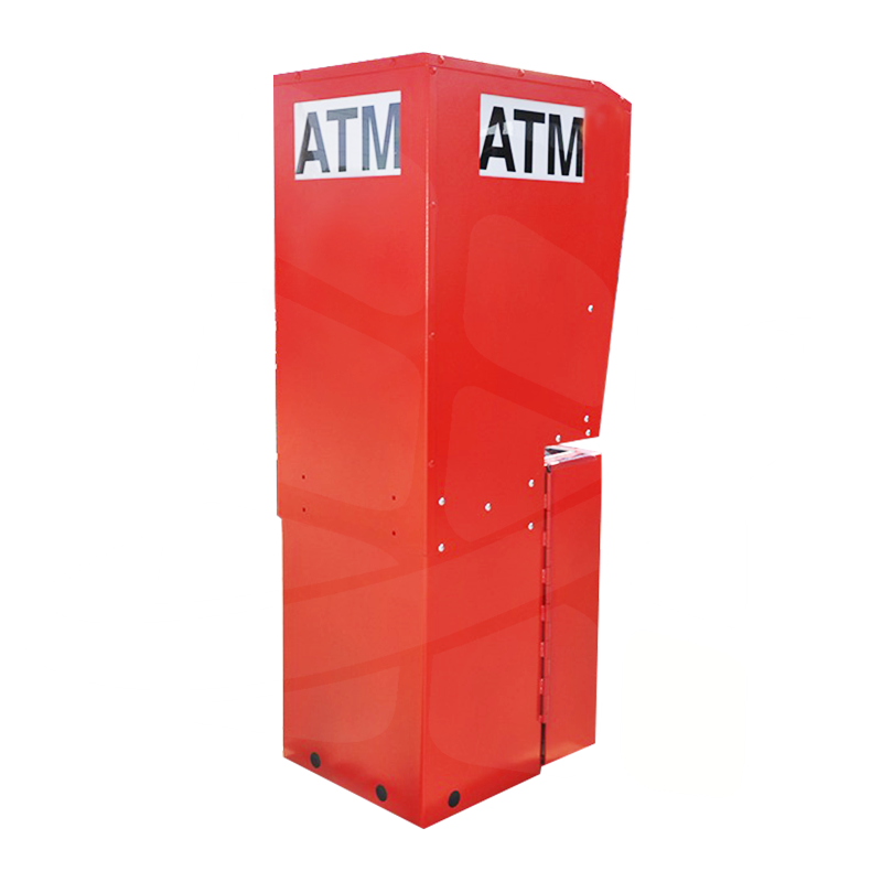 Outdoor ATM Kiosk with Lighted Topper