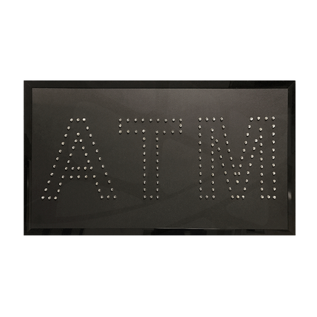 ATM LED Sign - Green ATM Dual LED