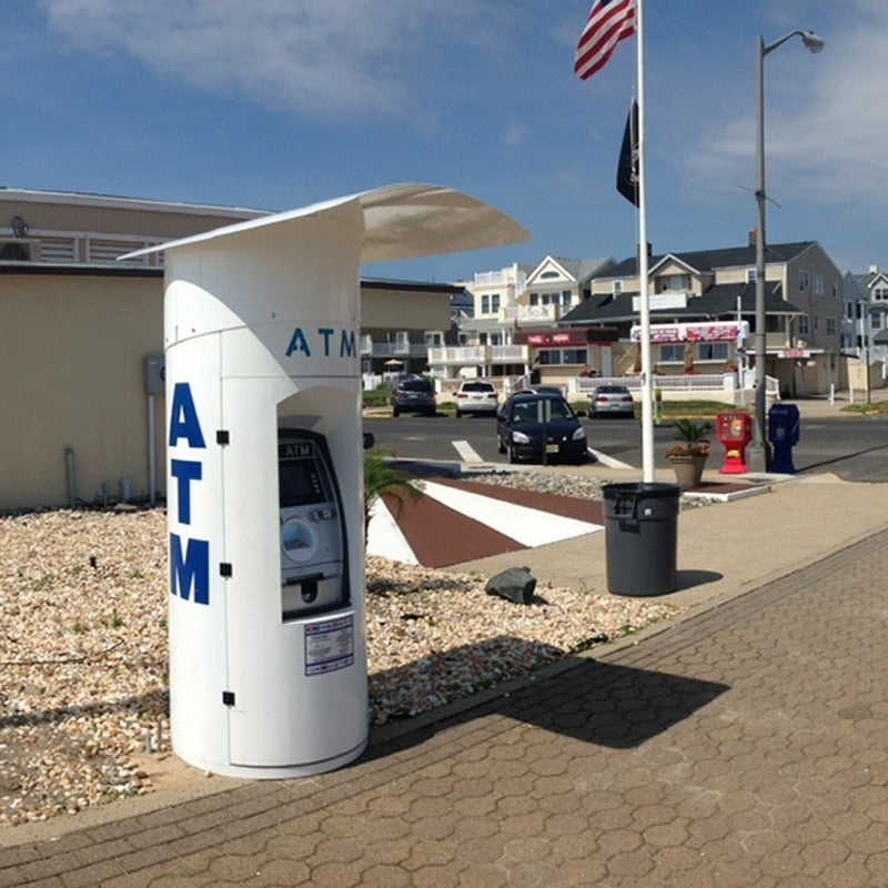 Round ATM Kiosk