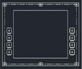 Nautilus Hyosung Halo 2 LCD Bezel