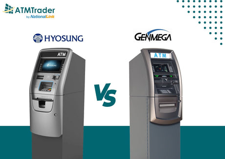 Genmega G2500 vs Hyosung Halo II: Choosing the Right ATM for Your Business