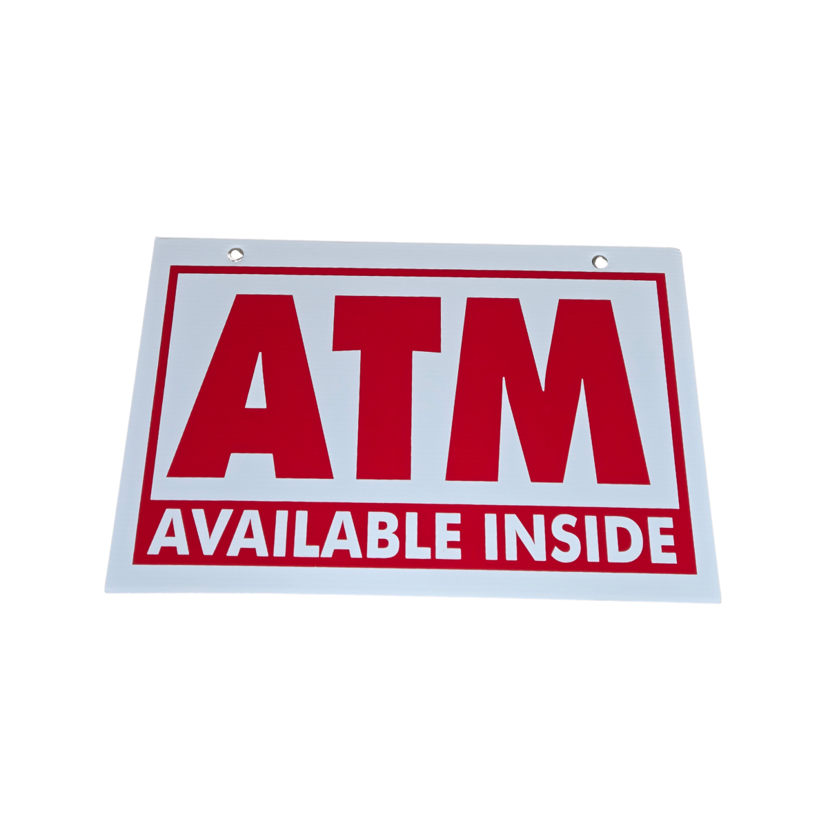 ATM Coroplast Sign - ATM Available Inside