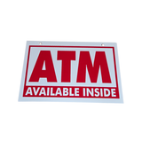 ATM Coroplast Sign - ATM Available Inside