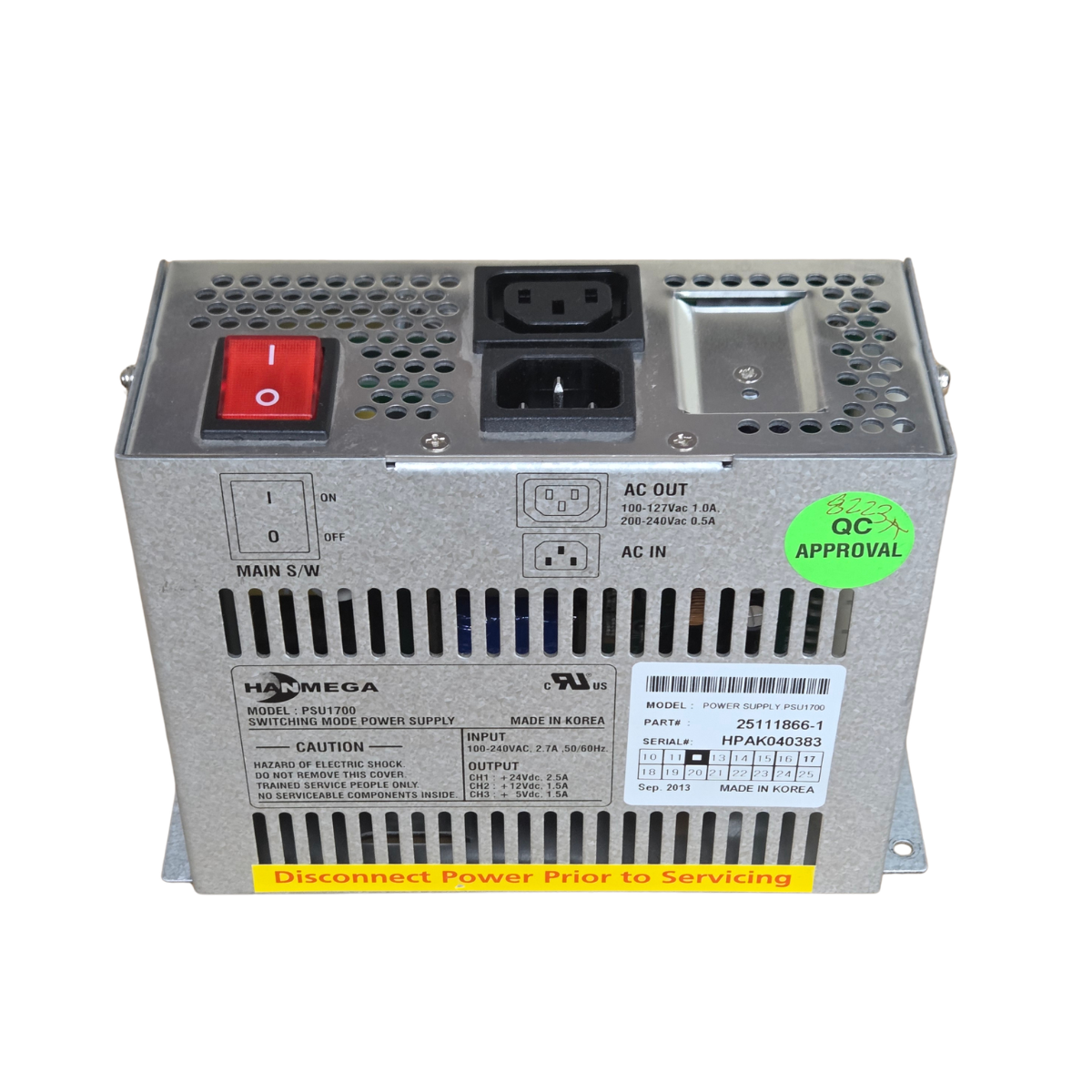 Conjunto de fuente de alimentación Genmega