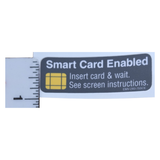 Calcomanía para cajero automático: tarjeta inteligente habilitada EMV 2"x0.75"