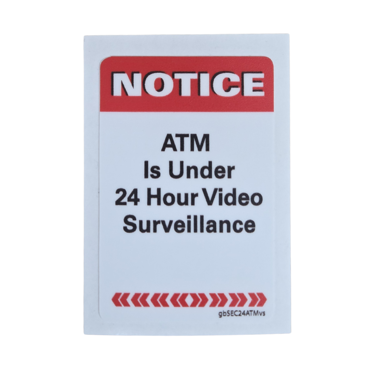 ATM Decal - 24 Hour Video Surveillance