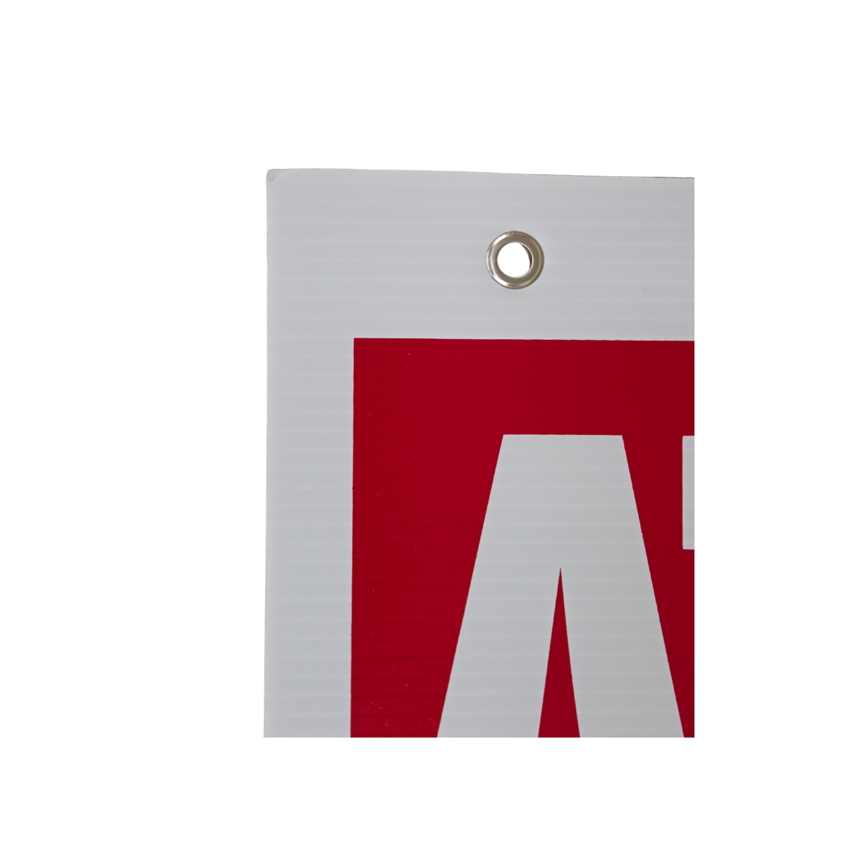 ATM Coroplast Sign - Arrow Shaped