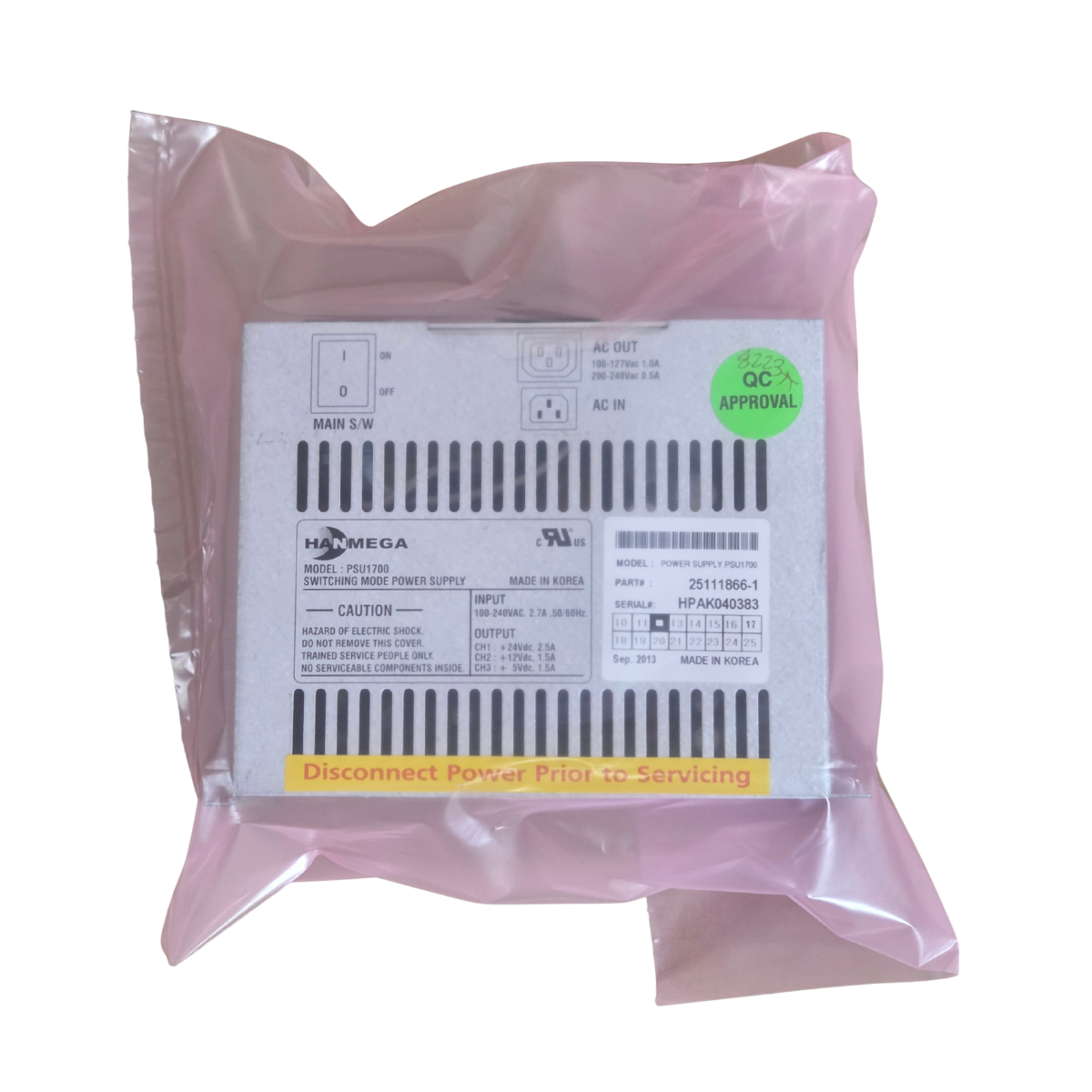 Conjunto de fuente de alimentación Genmega