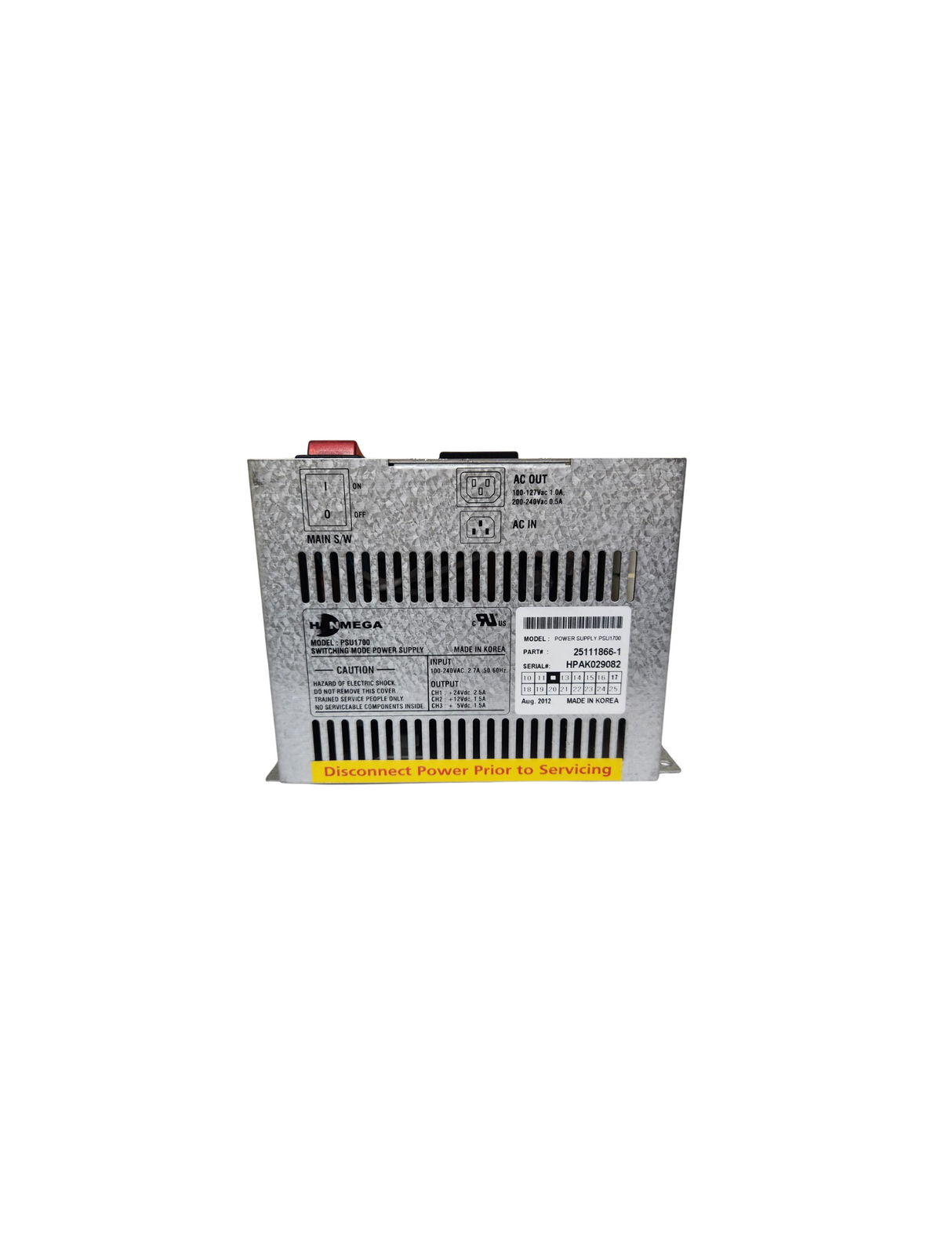 Genmega Power Supply Assembly - Refurbished