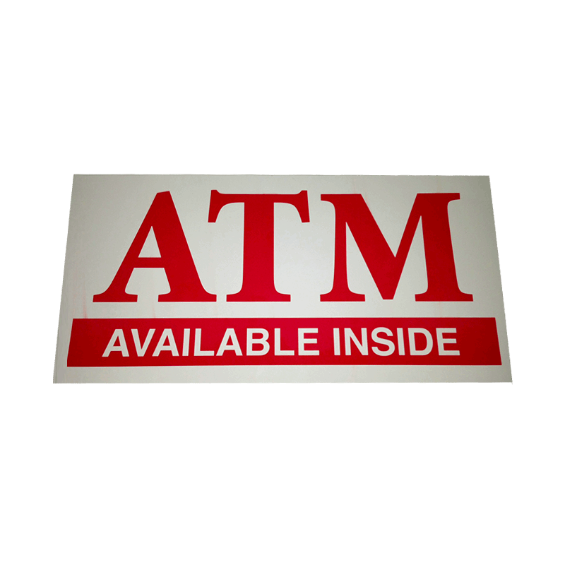 ATM Decal - ATM Available Inside