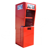 Outdoor ATM Kiosk with Lighted Topper