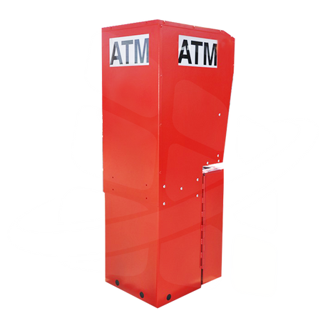 Outdoor ATM Kiosk with Lighted Topper