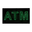 ATM LED Sign - Green ATM Dual LED